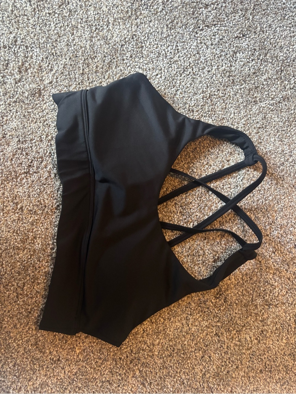 ZYIA Black Strappy Sports Bra